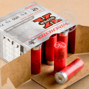 Photograph showing detail of 12 GAUGE WINCHESTER SUPER-X 2-3/4" 1-1/8 OZ. #7.5 SHOT (250 ROUNDS)