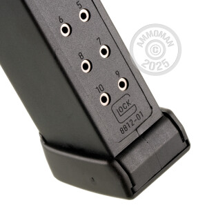 Photograph showing detail of 45 ACP GLOCK 30 MAGAZINE OEM 10 ROUND GENERATION 4 (1 MAGAZINE)