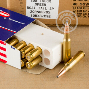 Image of the 308 WINCHESTER ULTRAMAX 165 GRAIN BTSP (20 ROUNDS) available at AmmoMan.com.