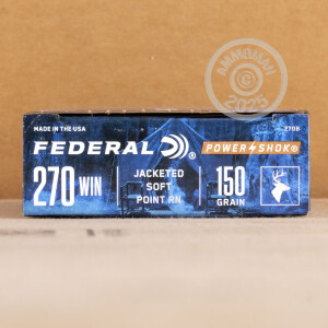 Image of 270 WIN FEDERAL POWER-SHOK 150 GRAIN SP (20 ROUNDS)