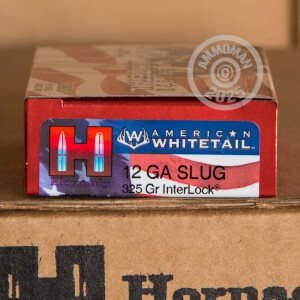 Image of the 12 GAUGE HORNADY AMERICAN WHITETAIL 325 GRAIN SABOT SLUG (5 SHELLS) available at AmmoMan.com.