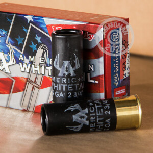 Photo detailing the 12 GAUGE HORNADY AMERICAN WHITETAIL 325 GRAIN SABOT SLUG (5 SHELLS) for sale at AmmoMan.com.