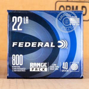 Photo detailing the 22 LR FEDERAL CHAMPION 40 GRAIN LRN (3200 ROUNDS) for sale at AmmoMan.com.