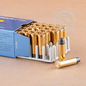 A photograph detailing the 38 Special ammo with #1 shot bullets made by Prvi Partizan.