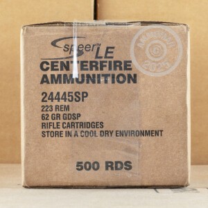 Photograph showing detail of 223 REM SPEER GOLD DOT 62 GRAIN SP (20 ROUNDS)