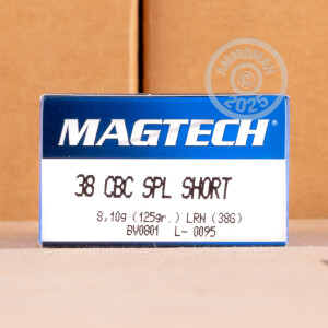 Image of .38 SPECIAL SHORT MAGTECH 125 GRAIN LRN (1000 ROUNDS)