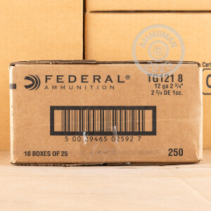 Photograph of Federal 12 Gauge #8 shot for sale at AmmoMan.com