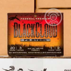 Image of 20 GAUGE FEDERAL BLACKCLOUD 3" 1OZ #2 SHOT (25 ROUNDS)