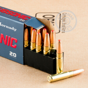 Image of the 300 AAC BLACKOUT HORNADY SUBSONIC 190 GRAIN SUB-X (20 ROUNDS) available at AmmoMan.com.