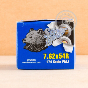 Image of 7.62x54R SILVER BEAR 174 GRAIN FULL METAL JACKET (500 ROUNDS)