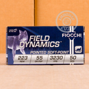 Image of 223 REM FIOCCHI 55 GRAIN PSP (50 ROUNDS)