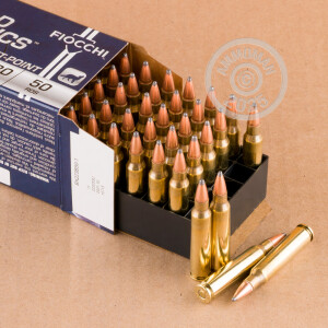 Photograph showing detail of 223 REM FIOCCHI 55 GRAIN PSP (50 ROUNDS)