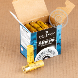 Image of 20 GAUGE FEDERAL GAME LOAD UPLAND HI-BRASS 2-3/4" 1 OZ. #5 SHOT (250 ROUNDS)