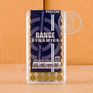 Image of .22 WMR FIOCCHI 40 GRAIN TMJ (50 ROUNDS)