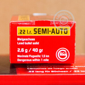  .22 Long Rifle ammo for sale at AmmoMan.com - 50 rounds.