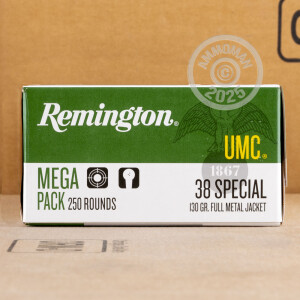 An image of 38 Special ammo made by Remington at AmmoMan.com.