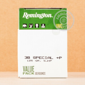 Image of .38 SPECIAL +P REMINGTON UMC 125 GRAIN SJHP (600 ROUNDS)