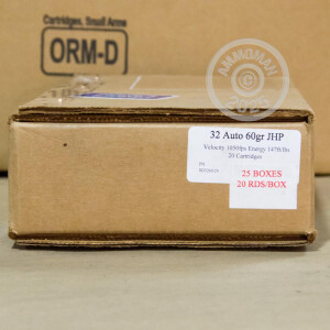 Image of .32 ACP ammo by Corbon that's ideal for home protection, Subsonic.