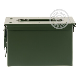 Photograph showing detail of 50 CAL BLACKHAWK MIL-SPEC AMMO CAN BRAND NEW GREEN M2A1 (1 CAN)