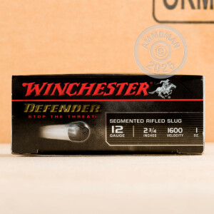 Image of 12 GAUGE WINCHESTER DEFENDER 2-3/4" 1 OZ. SEGMENTED RIFLED SLUG (100 ROUNDS)