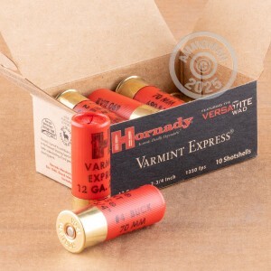  #4 BUCK shotgun rounds for sale at AmmoMan.com - 100 rounds.