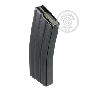 Photograph showing detail of AR-15/M16 MAGAZINE - 30 ROUND D&H INDUSTRIES BLACK TEFLON W/ MAGPUL FOLLOWER (1 MAGAZINE)