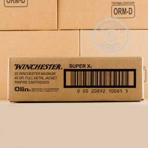 Image of 22 WMR WINCHESTER SUPER-X 40 GRAIN FMJ (2000 ROUNDS)