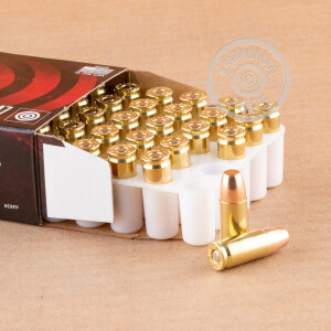 A photograph of 1000 rounds of 147 grain 9mm Luger ammo with a full metal jacket flat-point bullet for sale.