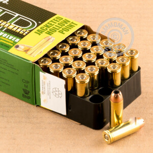 Photo detailing the 45 LONG COLT REMINGTON HTP 230 GRAIN JHP (500 ROUNDS) for sale at AmmoMan.com.