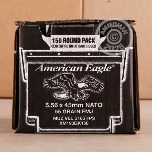 Image of 5.56x45MM FEDERAL AMERICAN EAGLE 55 GRAIN FMJ (600 ROUNDS)