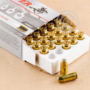 Photo detailing the 40 S&W WINCHESTER WINCLEAN 165 GRAIN BEB (500 ROUNDS) for sale at AmmoMan.com.