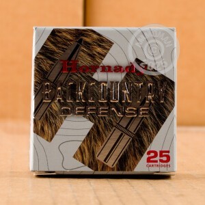 Photograph showing detail of 357 MAGNUM HORNADY BACKCOUNTRY DEFENSE 165 GRAIN DGH (25 ROUNDS)