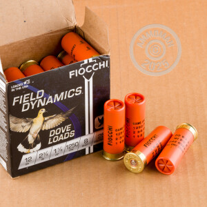 Picture of 2-3/4" 12 Gauge ammo made by Fiocchi in-stock now at AmmoMan.com.