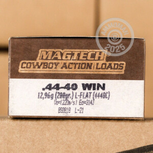 Photograph showing detail of 44-40 WINCHESTER MAGTECH COWBOY ACTION 200 GRAIN LFN (50 ROUNDS)