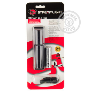 Photo detailing the FLASHLIGHT - STREAMLIGHT PROTAC 2L-X USB - 5.14" for sale at AmmoMan.com.