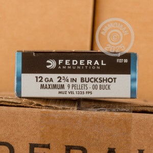 Photograph of Federal 12 Gauge 00 BUCK for sale at AmmoMan.com