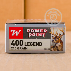 Image of the 400 LEGEND WINCHESTER POWER-POINT 215 GRAIN SP (20 ROUNDS) available at AmmoMan.com.