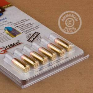 Image of the 38 SUPER GLASER BLUE 80 GRAIN SAFETY SLUG (6 ROUNDS) available at AmmoMan.com.