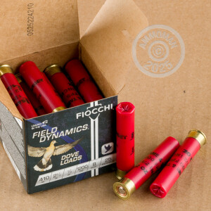 Image of 410 BORE FIOCCHI 2-1/2" 1/2 OZ. #8 SHOT (250 ROUNDS)