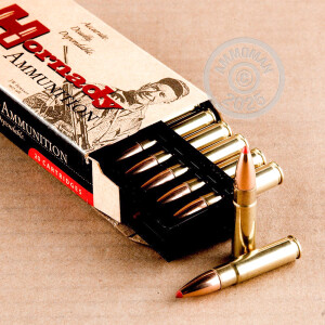 A photo of a box of Hornady ammo in 300 AAC Blackout.