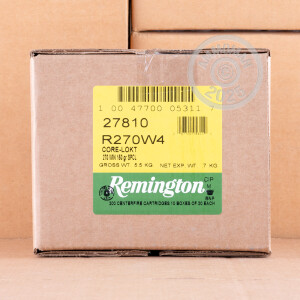 Photo detailing the 270 WIN REMINGTON CORE-LOKT 150 GRAIN SOFT POINT (20 ROUNDS) for sale at AmmoMan.com.