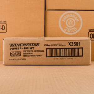 Image of the 350 LEGEND WINCHESTER SUPER-X 180 GRAIN POWER POINT (200 ROUNDS) available at AmmoMan.com.