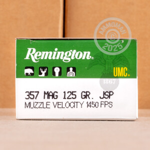 Image of 357 MAGNUM REMINGTON UMC 125 GRAIN JSP (500 ROUNDS)