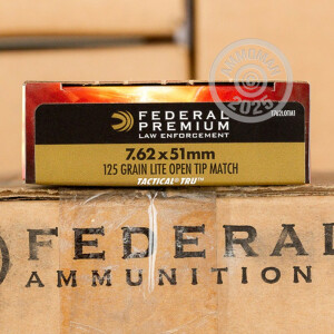 Image of 7.62X51MM FEDERAL PREMIUM 125 GRAIN OTM (200 ROUNDS)