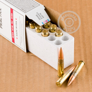 Image of Winchester 300 AAC Blackout rifle ammunition.