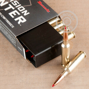 An image of 6.5MM CREEDMOOR ammo made by Hornady at AmmoMan.com.