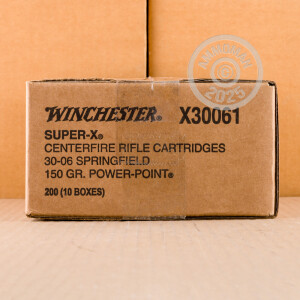 Image of the 30-06 SPRINGFIELD WINCHESTER POWER-POINT 150 GRAIN SP (200 ROUNDS) available at AmmoMan.com.