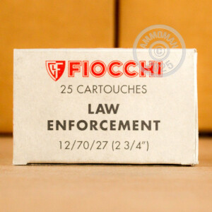 Photograph showing detail of 12 GAUGE FIOCCHI DEMOLITION 2-3/4" FRANGIBLE SLUG (250 SHELLS)