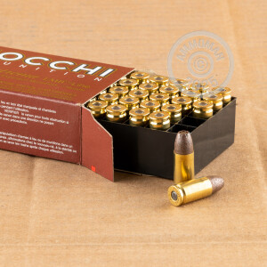 A photo of a box of Fiocchi ammo in 9mm Luger.