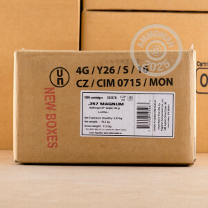 Image of the 357 MAGNUM SELLIER & BELLOT 158 GRAIN SP (50 ROUNDS) available at AmmoMan.com.